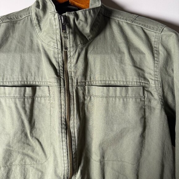 Gap Canvas 100% Cotton Khaki Green Barn Coat/Jacket Size Medium - Picture 7 of 9